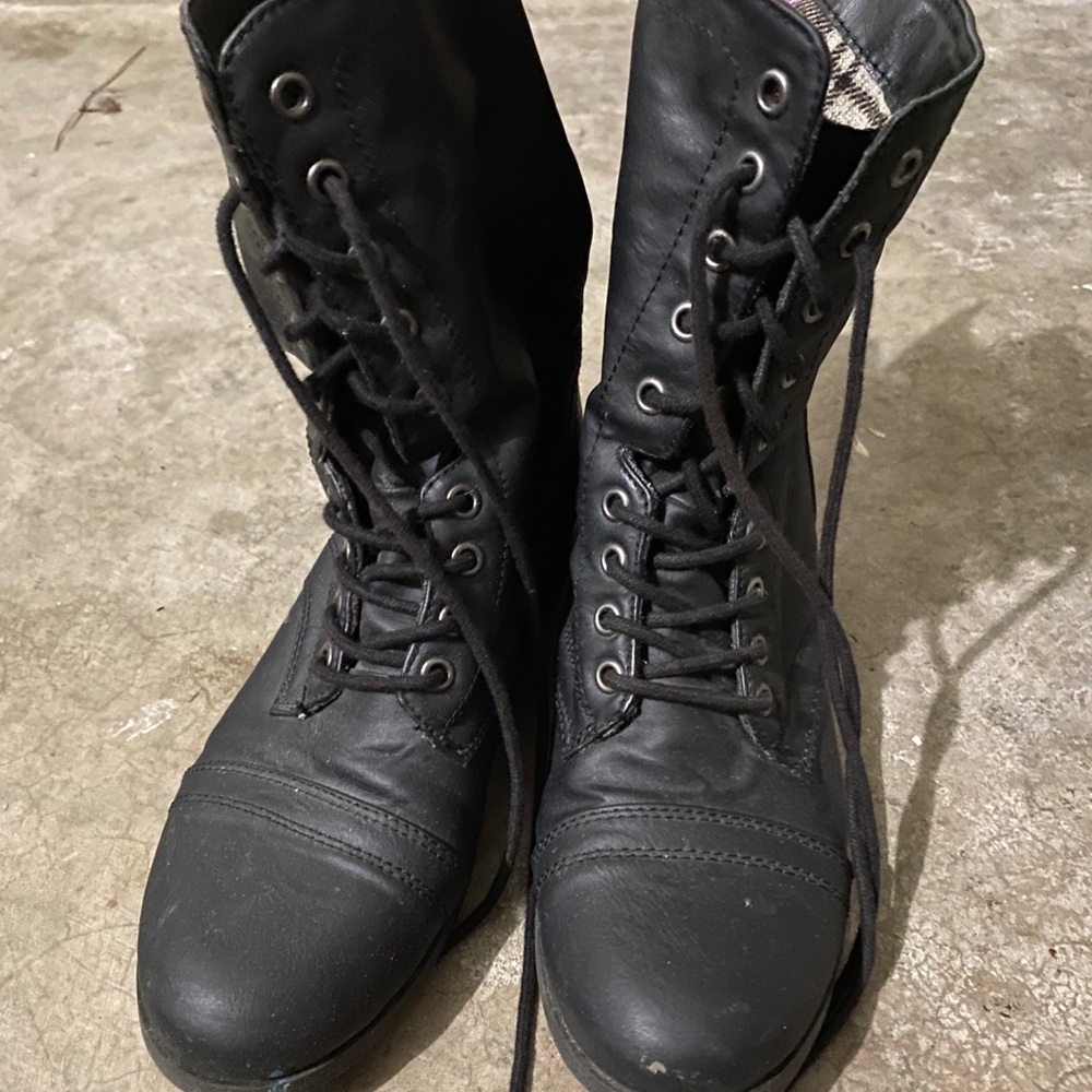 Black Combat Boots